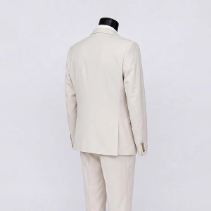 Men's 3 Piece Slim Fit Suit Set Two Button Blazer Jacket Vest Pants Tuxedo Set for Party, Wedding and Business