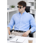 Men's Casual Printed Striped Stylish Latest Formal Plus Size Shirt for Men |